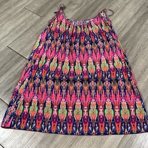 Tommy Bahama Multicolor Spaghetti Adjustable Strap Slip-on Beach Dress size L - Picture 1 of 10